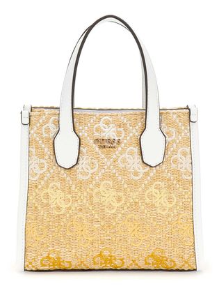 GUESS Silvana Mini Two Compartment Tote XS Cornsilk Logo