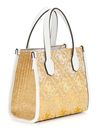 GUESS Silvana Mini Two Compartment Tote XS Cornsilk Logo GUESS Silvana Mini Two Compartment Tote XS Cornsilk Logo