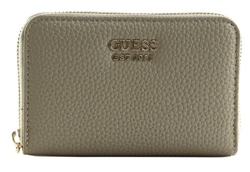 GUESS Brenton SLG Medium Zip Around Wallet Dark Taupe