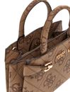 GUESS Lorelei Mini Satchel Bag Latte Logo