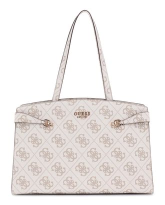 GUESS Lorelei Travel Weekend Bag Dark Taupe Logo
