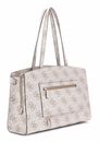 GUESS Lorelei Travel Weekend Bag Dark Taupe Logo GUESS Lorelei Travel Weekend Bag Dark Taupe Logo