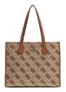 GUESS Silvana Girlfriend Tote Latte Logo