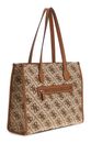 GUESS Silvana Girlfriend Tote Latte Logo