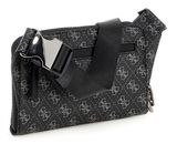 GUESS Milano Flat Bumbag Dark Black