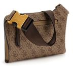 GUESS Milano Flat Bumbag Beige / Brown