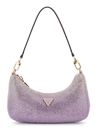 GUESS Zalina Mini Top Zip Shoulder Bag Silver GUESS Zalina Mini Top Zip Shoulder Bag Silver