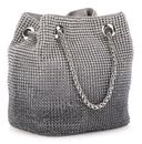 GUESS Zalina Mini Pouch Silver GUESS Zalina Mini Pouch Silver