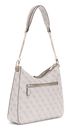 GUESS Zamira Hobo Shoulder Bag Dark Taupe Logo GUESS Zamira Hobo Shoulder Bag Dark Taupe Logo