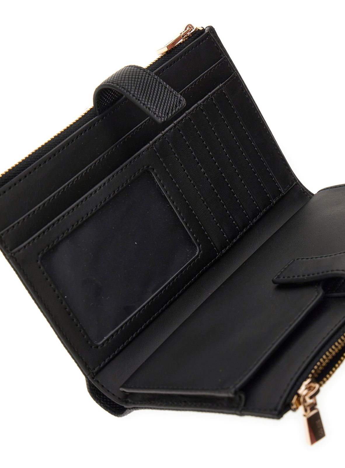 GUESS Laurel SLG Double Zip Organizer Black GUESS Laurel SLG Double Zip Organizer Black