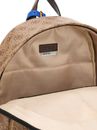 GUESS Milano Backpack Beige / Brown / Blue GUESS Milano Backpack Beige / Brown / Blue