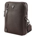 GUESS Torino Double Zip XBody With Vertikal Zip Dark Brown GUESS Torino Double Zip XBody With Vertikal Zip Dark Brown