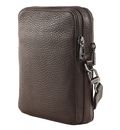 GUESS Torino Double Zip XBody With Vertikal Zip Dark Brown GUESS Torino Double Zip XBody With Vertikal Zip Dark Brown