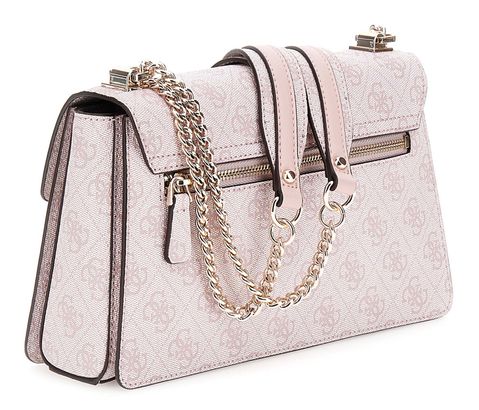 GUESS Zamira Convertible Xbody Flap Bag Orchid Logo | Buy