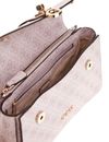GUESS Zamira Convertible Xbody Flap Bag Orchid Logo GUESS Zamira Convertible Xbody Flap Bag Orchid Logo