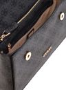 GUESS Zamira Convertible Xbody Flap Bag Coal Logo GUESS Zamira Convertible Xbody Flap Bag Coal Logo
