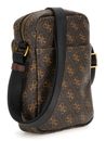GUESS Vezzola Eco Crossbody Double Brown / Ochre GUESS Vezzola Eco Crossbody Double Brown / Ochre