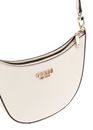 GUESS Fedana Mini Top Zip Shoulder Bag Cream White GUESS Fedana Mini Top Zip Shoulder Bag Cream White