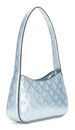 GUESS Arnela Top Zip Shoulder Bag Powder Blue Logo GUESS Arnela Top Zip Shoulder Bag Powder Blue Logo