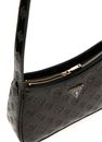GUESS Arnela Top Zip Shoulder Bag Black Logo