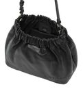 LIEBESKIND BERLIN Ruffle Sheep Natural Cloud Hobo Bag S Black LIEBESKIND BERLIN Ruffle Sheep Natural Cloud Hobo Bag S Black
