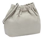 LIEBESKIND BERLIN Ruffle Sheep Natural Cloud Hobo Bag S Steel LIEBESKIND BERLIN Ruffle Sheep Natural Cloud Hobo Bag S Steel