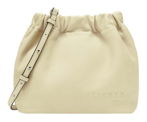 LIEBESKIND BERLIN Ruffle Sheep Natural Cloud Hobo Bag S Lemonade