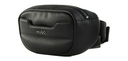 HUGOバッグ HUGO BOSS (ヒューゴボス) レザー モノグラム ストラップ付