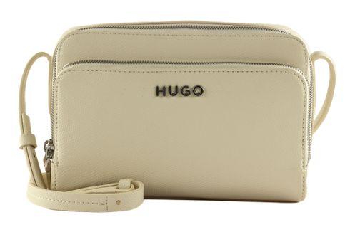 HUGO Chris Double Crossbody Bag Cream White