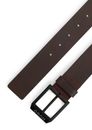HUGO Gelio-B Sz40 Leather Belt W105 Darkbrown