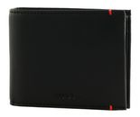 HUGO Oscaar Trifold Wallet Black