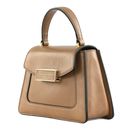 THE BRIDGE Ginevra Top Handle Bag Marzapane Oro THE BRIDGE Ginevra Top Handle Bag Marzapane Oro