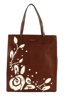 THE BRIDGE Mirra Wow Shopping Bag Marrone 14 / Oro