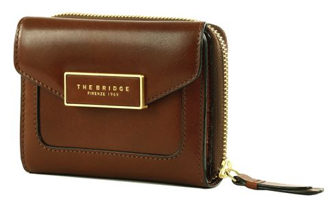 THE BRIDGE Ginevra Wallet Marrone 14 / Oro