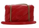 PINKO Love Puff Mini CL Sheep Nappa S Red - Antique Gold