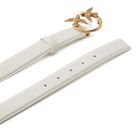 PINKO Love Berry H3 Belt W85 White - Antique Gold PINKO Love Berry H3 Belt W85 White - Antique Gold