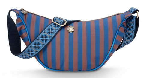 Pip Studio Freya Half Moon Cross Body Bag Stripe Blue