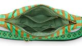Pip Studio Freya Half Moon Cross Body Bag Stripe Green