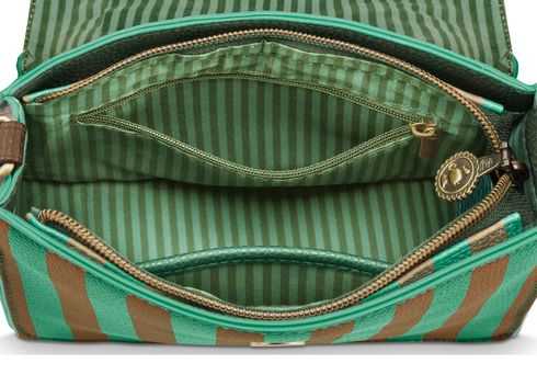 Pip Studio Frances Cross Body Bag Stripe S Green