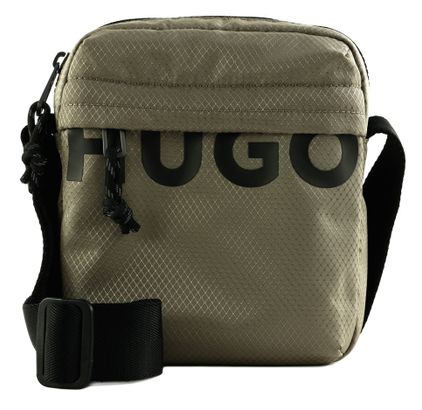 HUGO Shaun NS Zip Reporter Bag Taupe