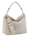abro Fabric Raffia Hobo Bag Kaia Sahara