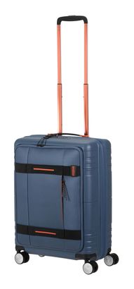 American Tourister Hello Cabin Spinner 55 / 20 Exp Coated Trolley Navy / Orange