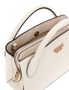 GUESS Fedana Small Girlfriend Satchel Cream White GUESS Fedana Small Girlfriend Satchel Cream White