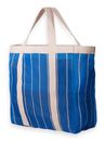 SCOTCH & SODA Striped Beach Bag Aqua Blue Stripe SCOTCH & SODA Striped Beach Bag Aqua Blue Stripe