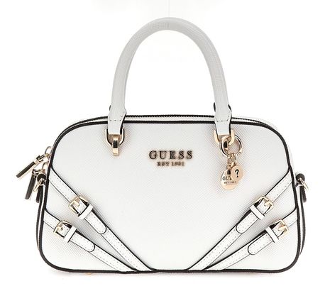 GUESS Bramina Small Satchel S White