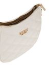 GUESS Tamsin Top Zip Shoulder Bag Cream White GUESS Tamsin Top Zip Shoulder Bag Cream White