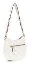 GUESS Tamsin Top Zip Shoulder Bag Cream White GUESS Tamsin Top Zip Shoulder Bag Cream White