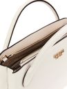 GUESS Fedana Elite Satchel Cream White