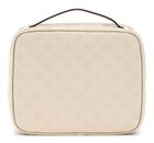 GUESS Wilder Travel Cosmetic Organizer Case Bone