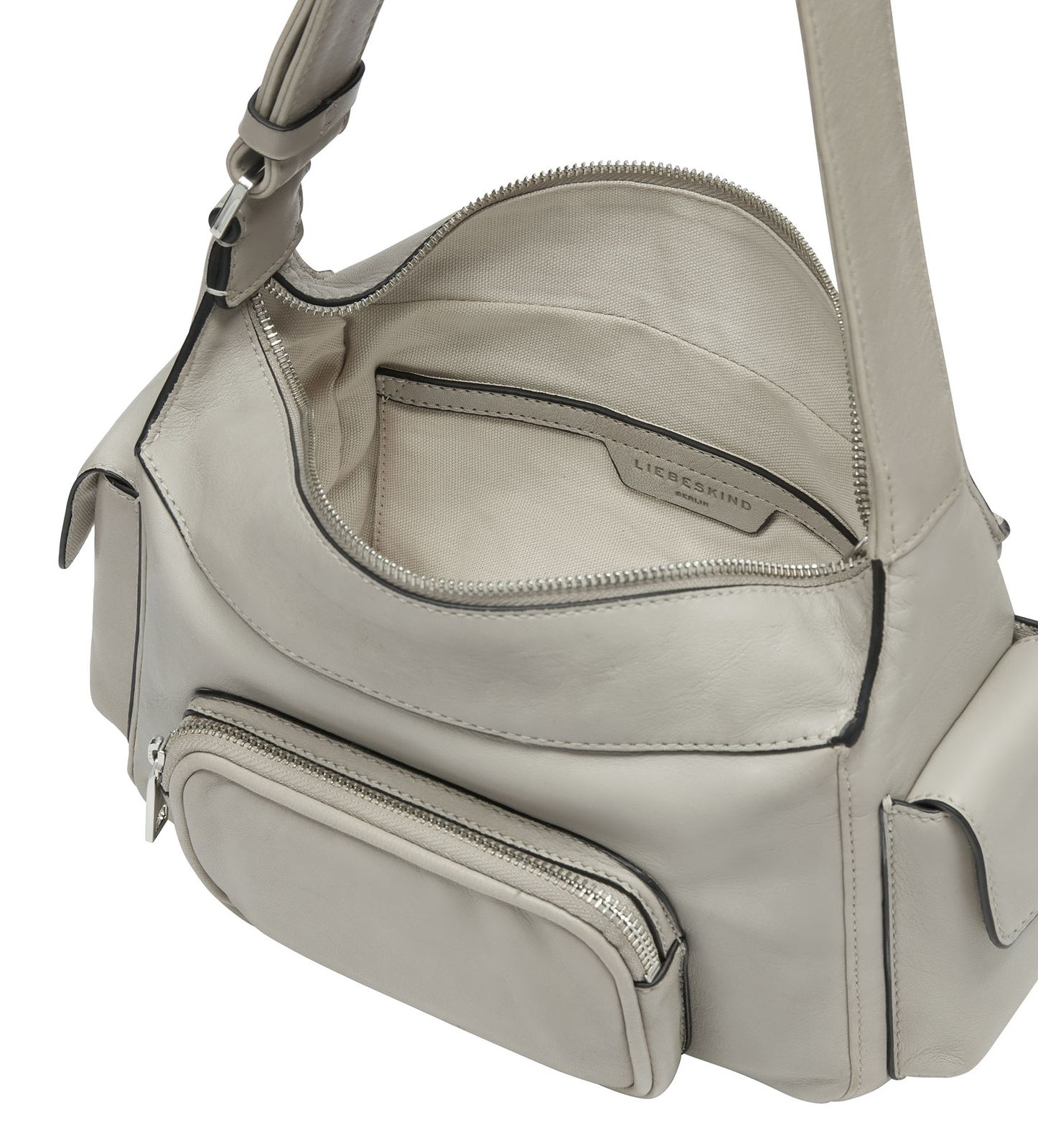 Liebeskind Berlin Borsa A Tracolla Crossbody Donna - Modello Flare Lizard In Pelle Effetto Rettile - Colore Tea Leaf, Extra Small